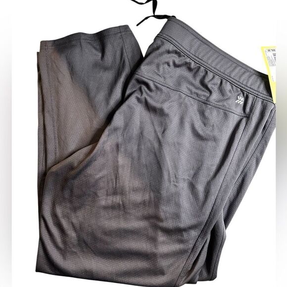 NWT All In Motion Plus Size GRAY Athletic Training Pants Drawstring Waist - XXL - Picture 3 of 7
